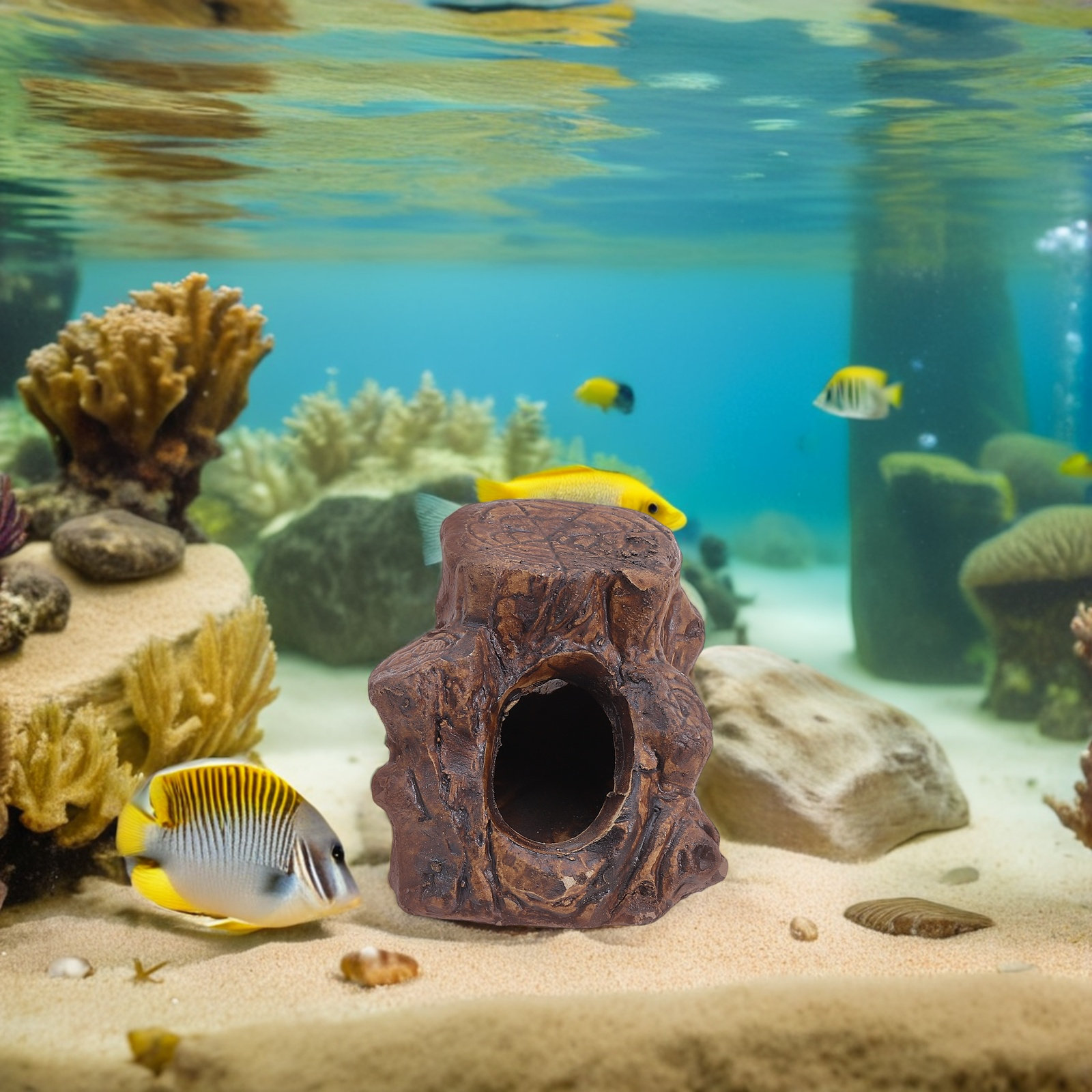2 szt. Dekoracje do akwarium – – Hide Cave Ceramic recenzja i cena