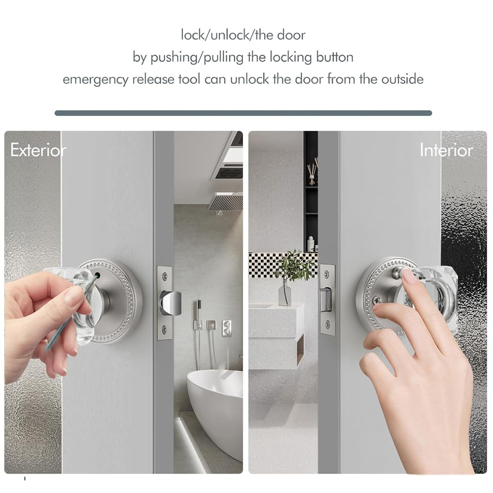 Klamka do drzwi z matowego kry – Glass Door Hinge recenzja i cena